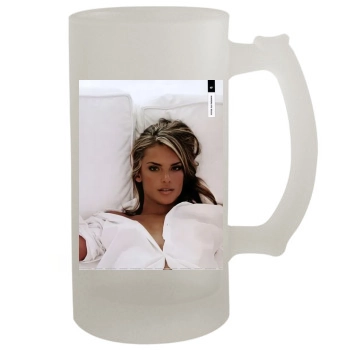 Alessandra Ambrosio 16oz Frosted Beer Stein