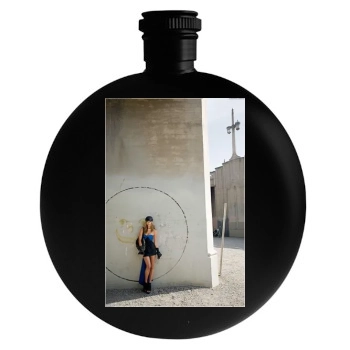 Alessandra Ambrosio Round Flask