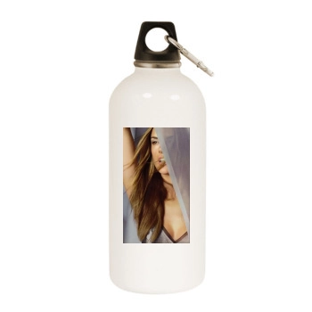 Alessandra Ambrosio White Water Bottle With Carabiner