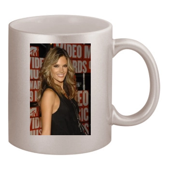 Alessandra Ambrosio 11oz Metallic Silver Mug