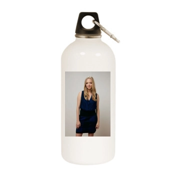 Amanda Seyfried White Water Bottle With Carabiner