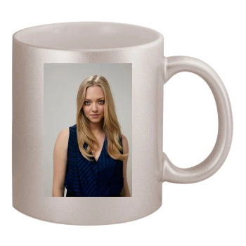 Amanda Seyfried 11oz Metallic Silver Mug