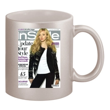 Amanda Seyfried 11oz Metallic Silver Mug