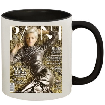 Anja Rubik 11oz Colored Inner & Handle Mug