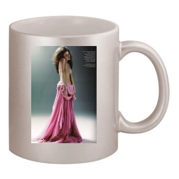 Anna Friel 11oz Metallic Silver Mug