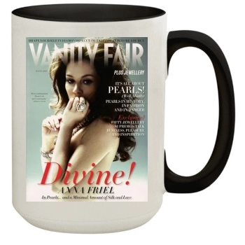 Anna Friel 15oz Colored Inner & Handle Mug