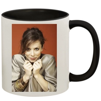 Anna Friel 11oz Colored Inner & Handle Mug