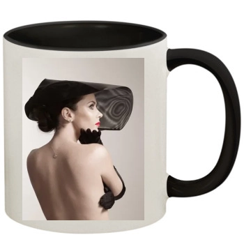 Anna Friel 11oz Colored Inner & Handle Mug