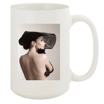 Anna Friel 15oz White Mug