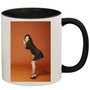 Anna Friel 11oz Colored Inner & Handle Mug