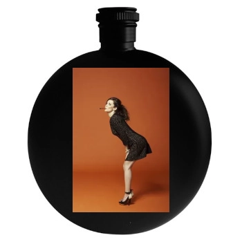 Anna Friel Round Flask