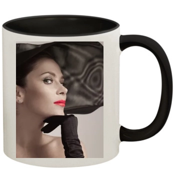 Anna Friel 11oz Colored Inner & Handle Mug