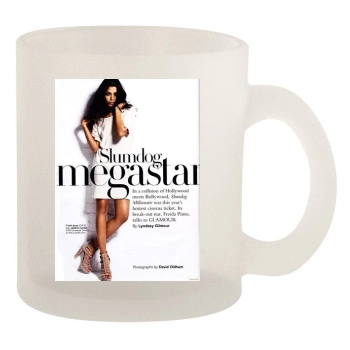 Freida Pinto 10oz Frosted Mug