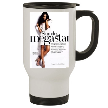 Freida Pinto Stainless Steel Travel Mug