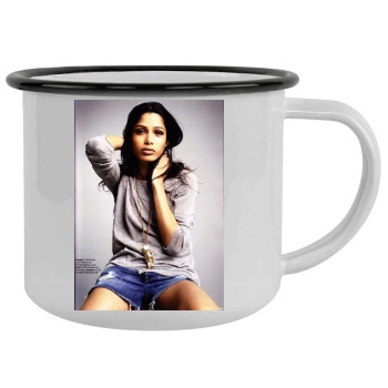 Freida Pinto Camping Mug