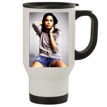 Freida Pinto Stainless Steel Travel Mug