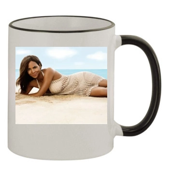 Halle Berry 11oz Colored Rim & Handle Mug