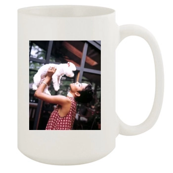 Halle Berry 15oz White Mug