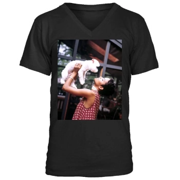 Halle Berry Men's V-Neck T-Shirt