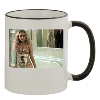 Hayden Panettiere 11oz Colored Rim & Handle Mug