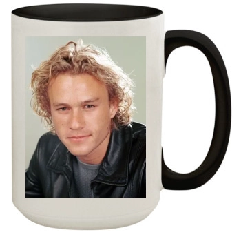 Heath Ledger 15oz Colored Inner & Handle Mug