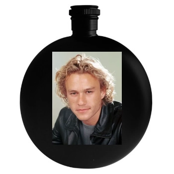 Heath Ledger Round Flask