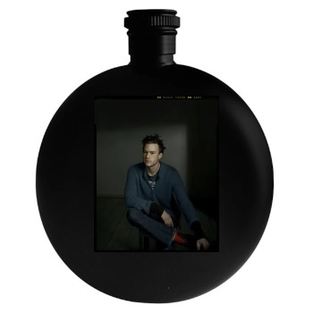 Heath Ledger Round Flask