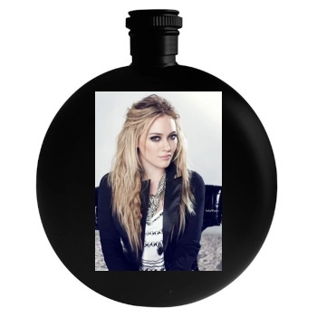 Hilary Duff Round Flask