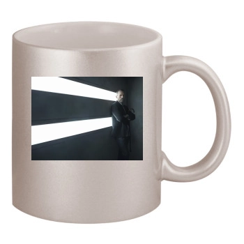 House Cast 11oz Metallic Silver Mug