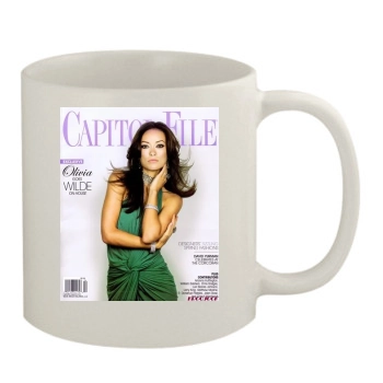 Olivia Wilde 11oz White Mug