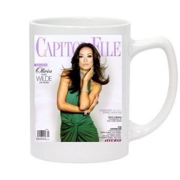 Olivia Wilde 14oz White Statesman Mug