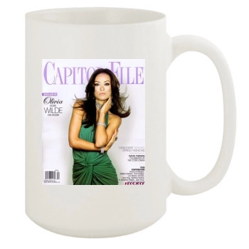 Olivia Wilde 15oz White Mug