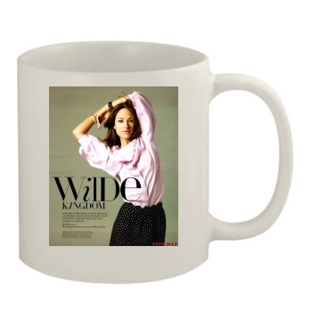 Olivia Wilde 11oz White Mug