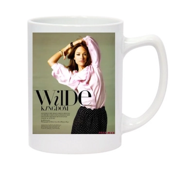 Olivia Wilde 14oz White Statesman Mug