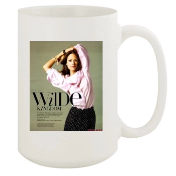 Olivia Wilde 15oz White Mug