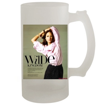 Olivia Wilde 16oz Frosted Beer Stein