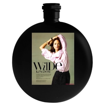 Olivia Wilde Round Flask