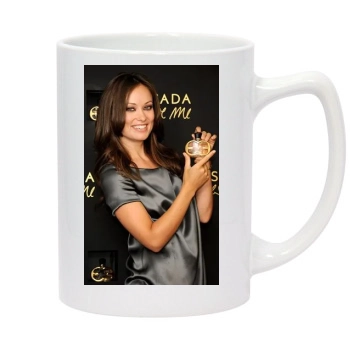 Olivia Wilde 14oz White Statesman Mug