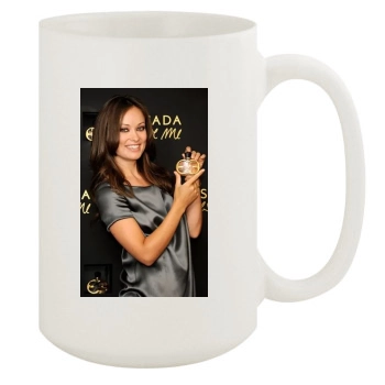 Olivia Wilde 15oz White Mug