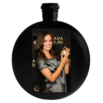 Olivia Wilde Round Flask