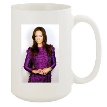 Olivia Wilde 15oz White Mug