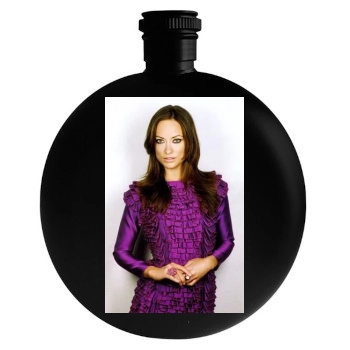 Olivia Wilde Round Flask