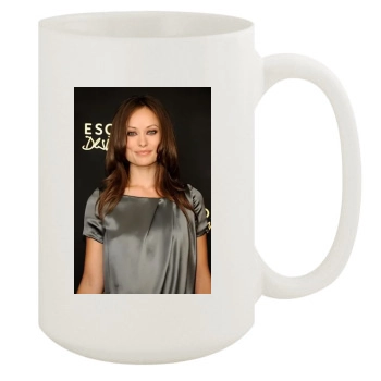 Olivia Wilde 15oz White Mug