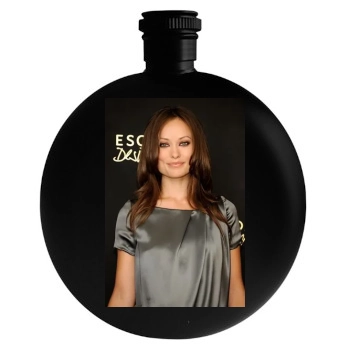 Olivia Wilde Round Flask