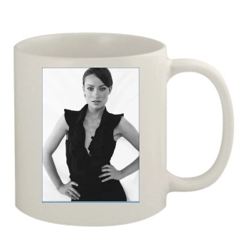 Olivia Wilde 11oz White Mug