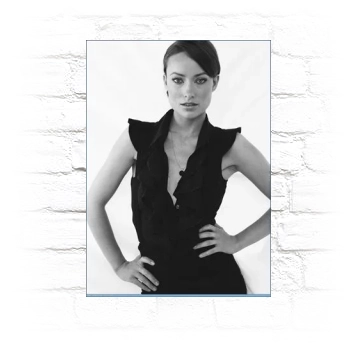 Olivia Wilde Metal Wall Art