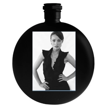 Olivia Wilde Round Flask