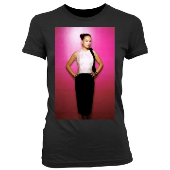 Olivia Wilde Women's Junior Cut Crewneck T-Shirt