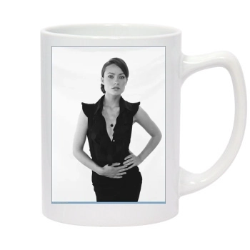 Olivia Wilde 14oz White Statesman Mug