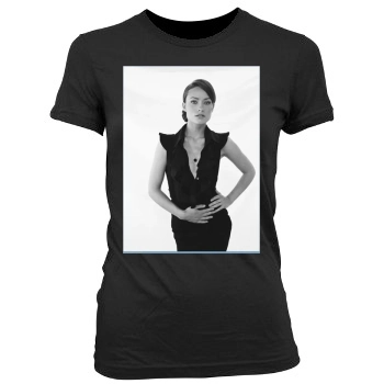 Olivia Wilde Women's Junior Cut Crewneck T-Shirt